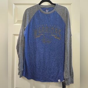 Golden State Warriors NBA Majestic Raglan Tee